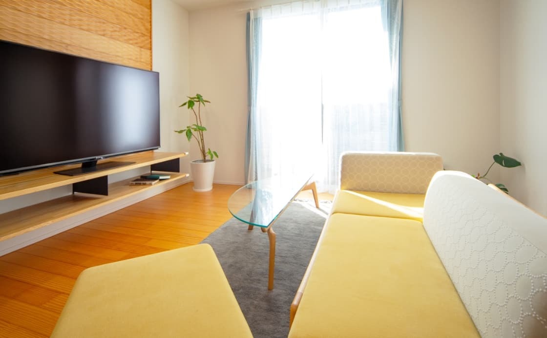 カルドホーム展示場リビングの内装