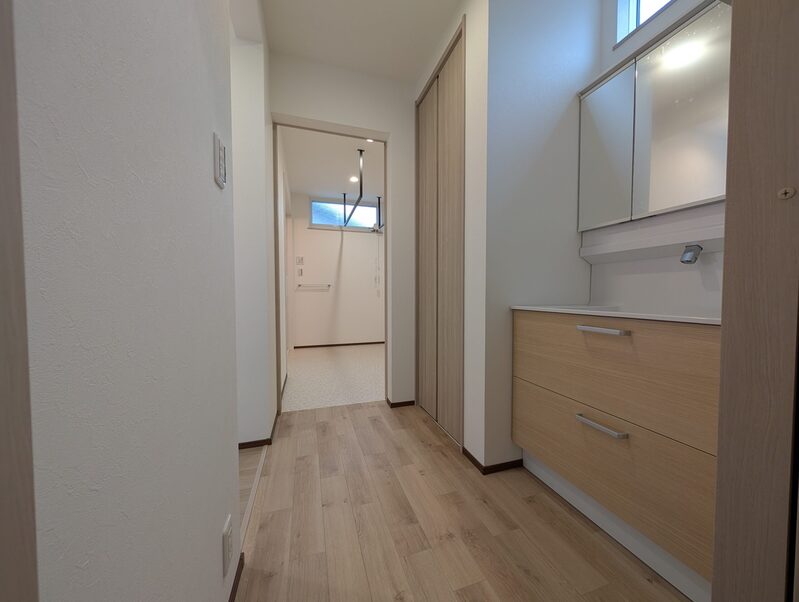 人気の水回りの動線