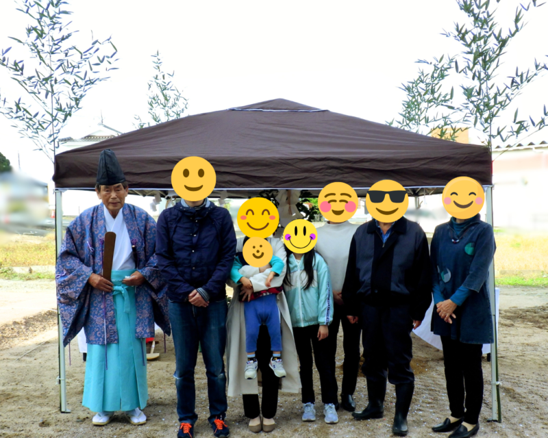 地鎮祭おめでとうございます！